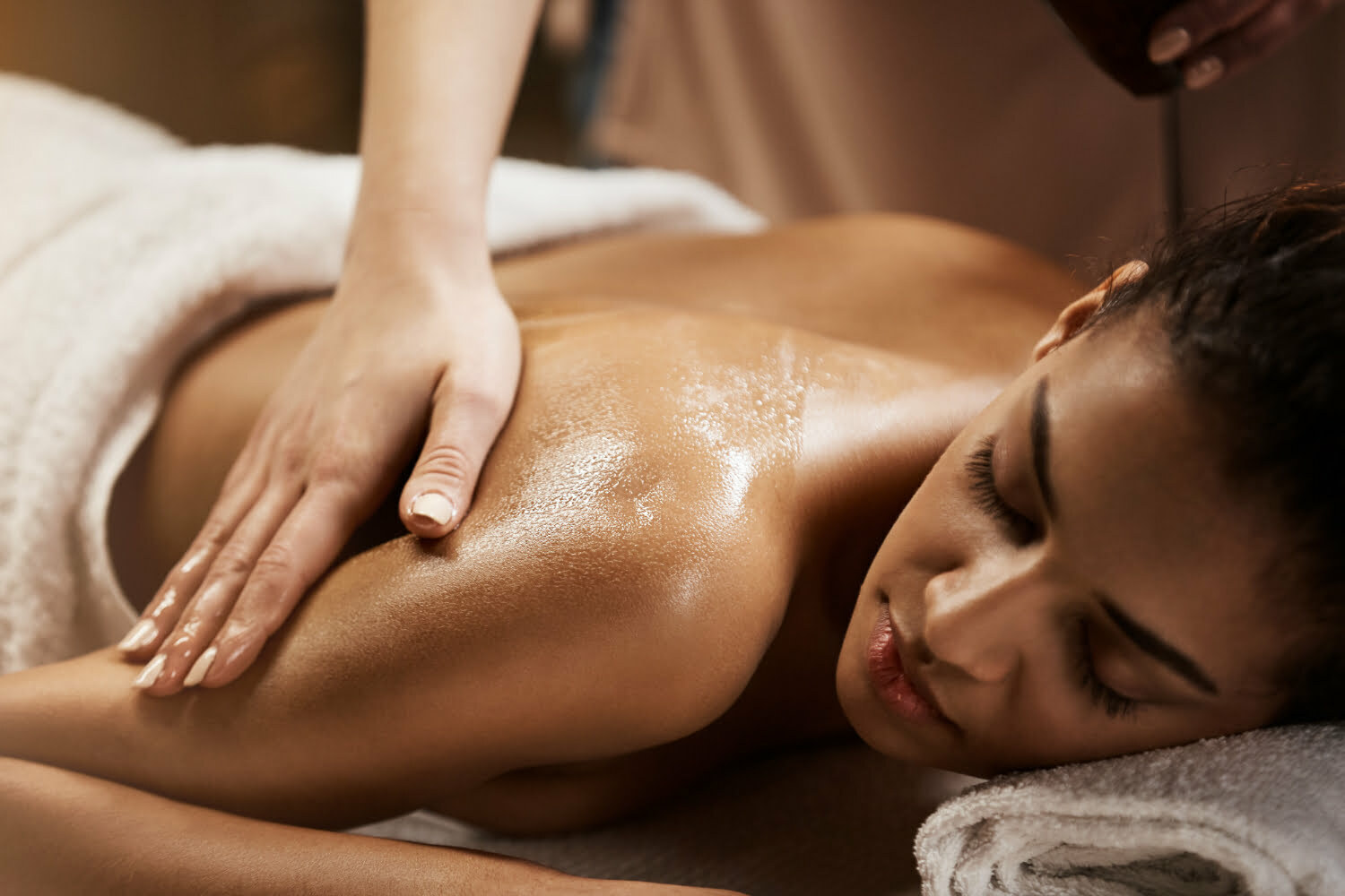 Shiatsu masajı için rahatlama görüntüsü